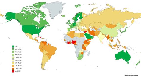 Local Purchasing Power Index by Country 2024 Mid.